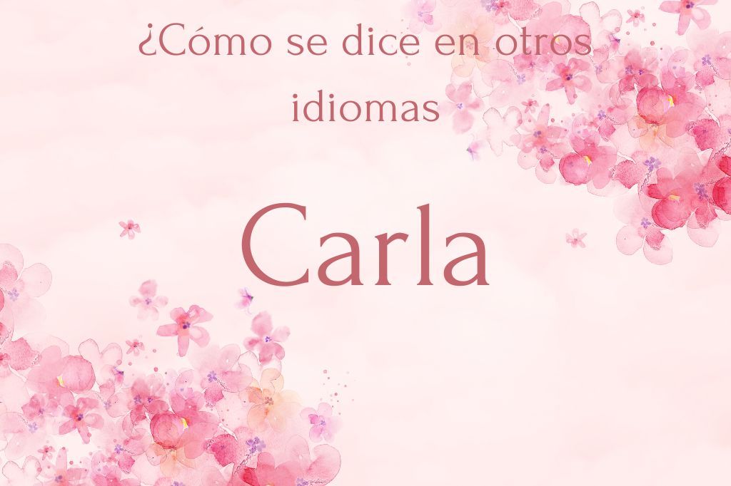 Carla en otros idiomas